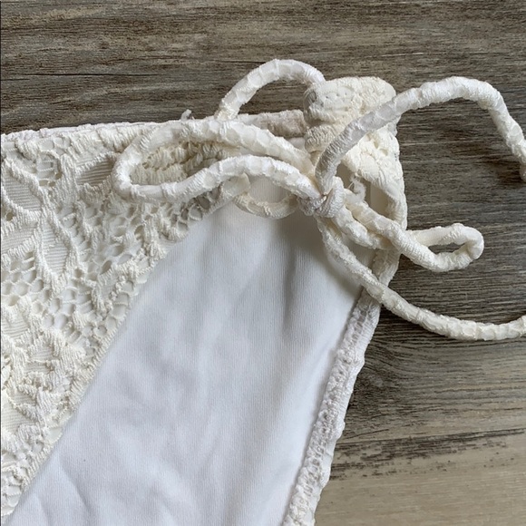 Women's Victoria’s Secret Lace Strapless Bikini Swimsuit Small Large - Picture 13 of 15